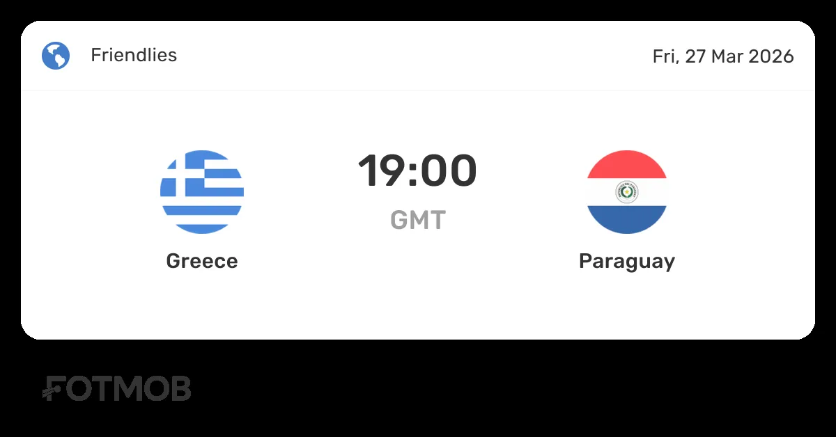 greece vs paraguay — ID news