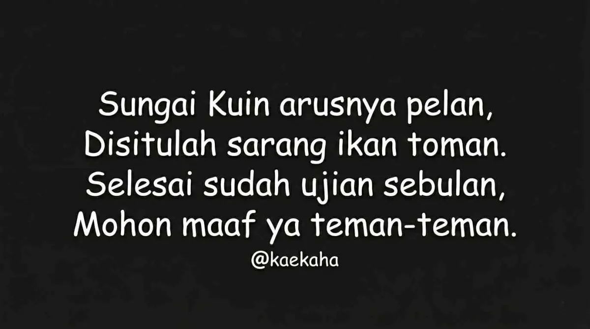 pantun lebaran — ID news