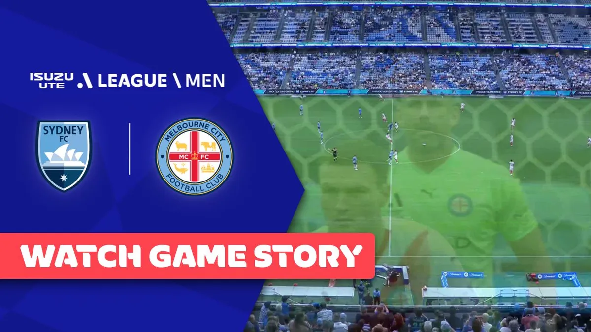 sydney fc vs melbourne city — ID news