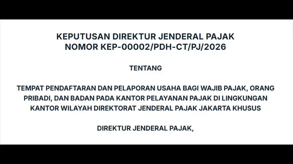 kanwil djp jakarta khusus — ID news
