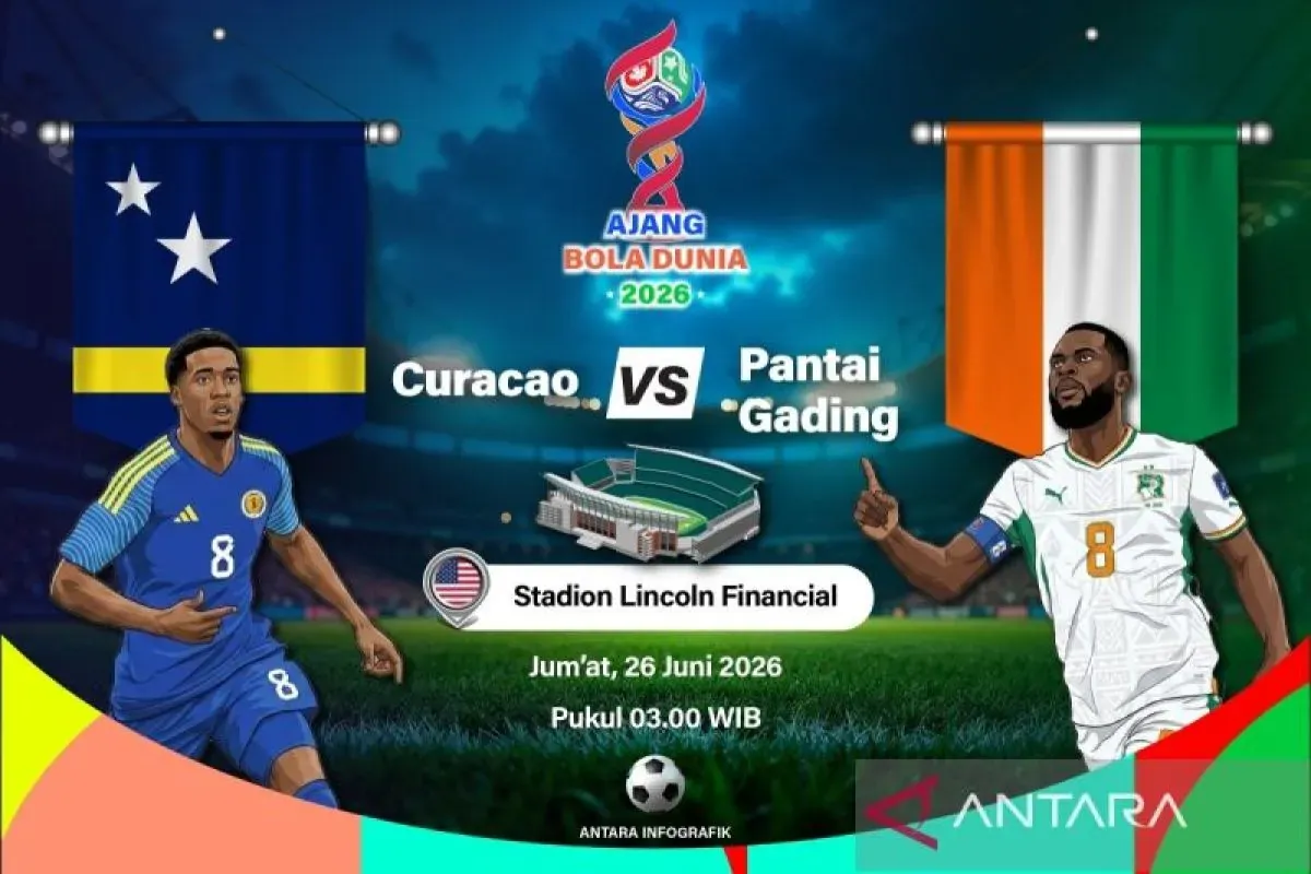 Piala Dunia 2026 - Susunan pemain Curacao vs Pantai Gading, empat pemain dirotasi