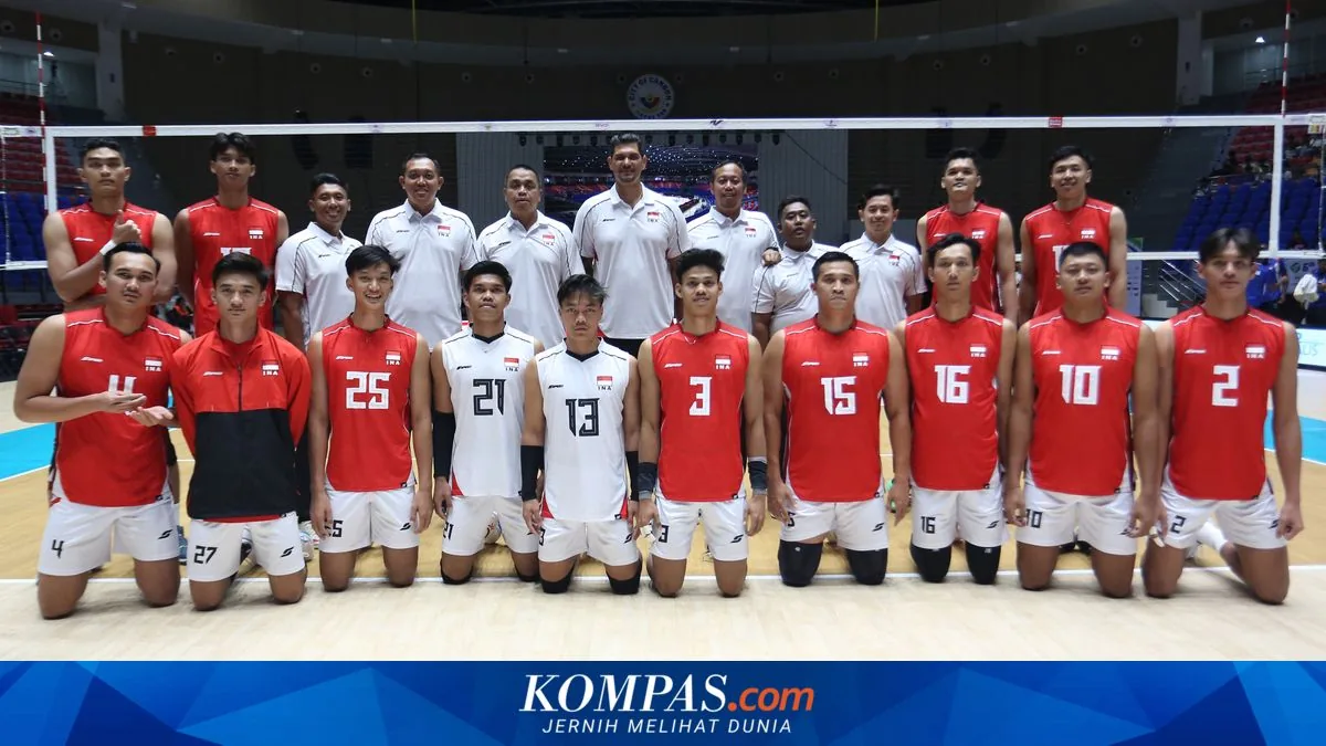 Skuad Timnas Voli Indonesia di Leg 2 SEA V Cup Berubah: Doni Keluar