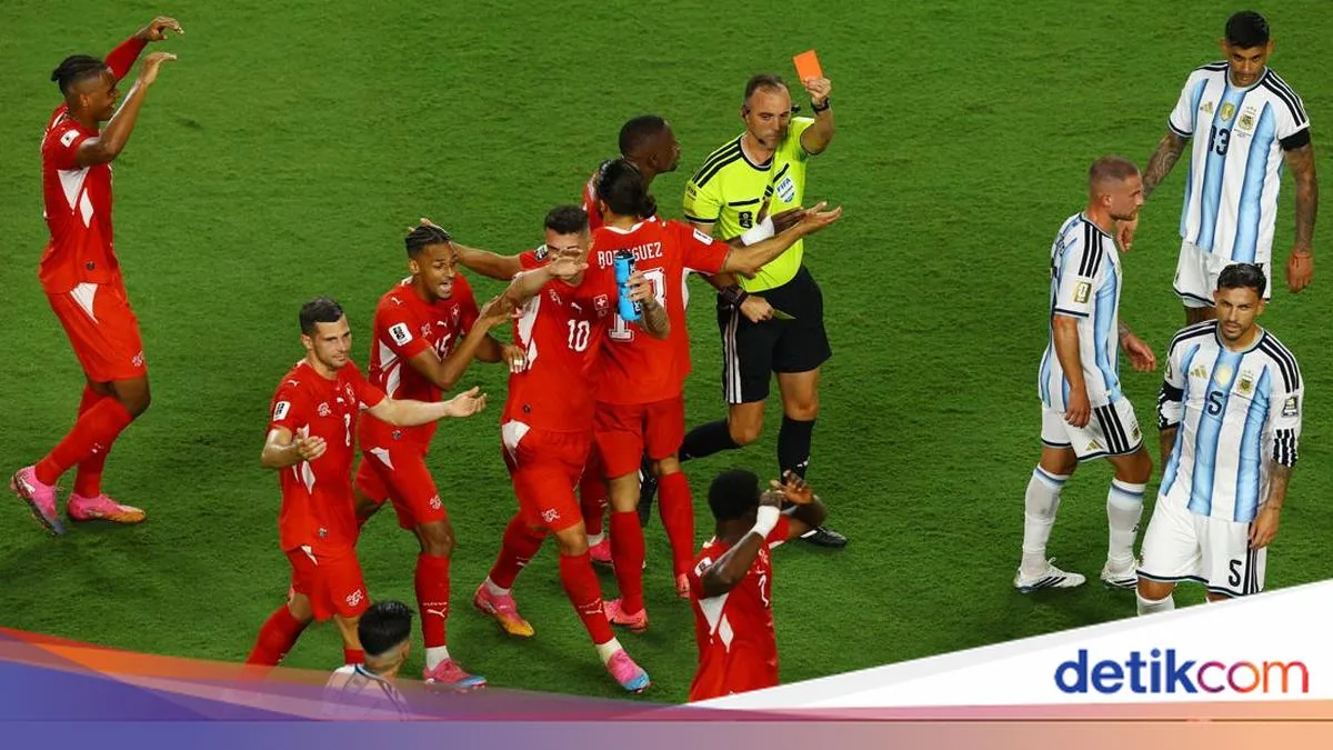 Soal Kartu Merah Embolo, Pelatih Argentina: Keberuntungan Kami