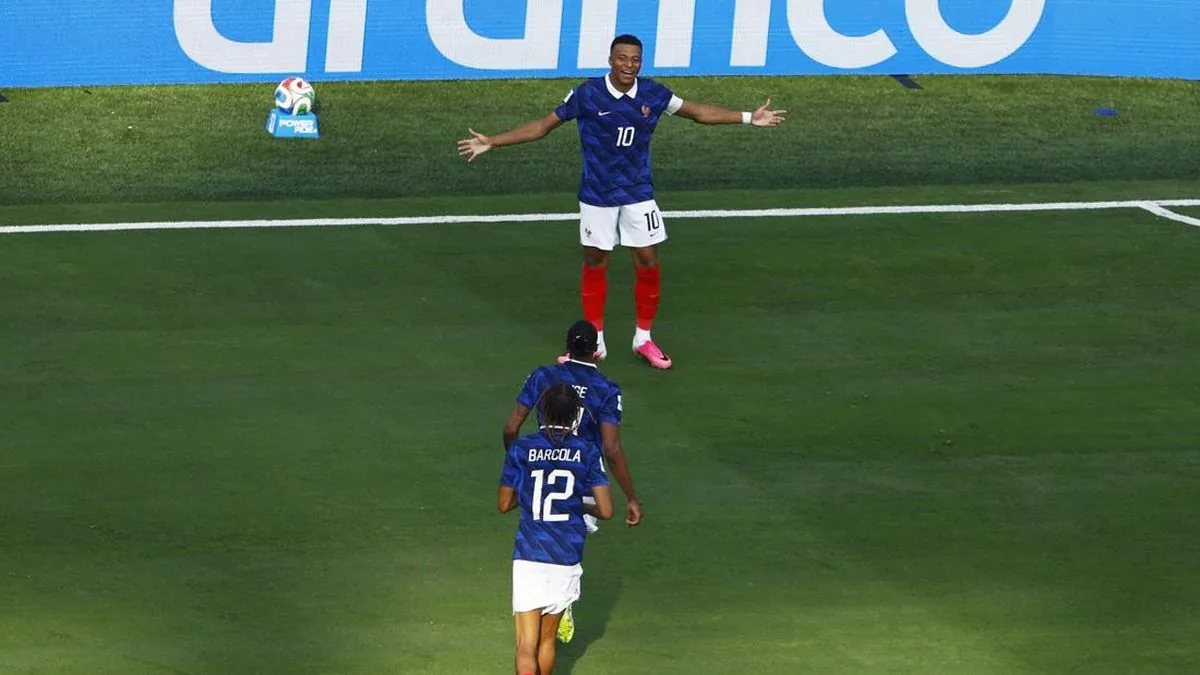 Prancis Vs Swedia: Mbappe Brace, Bikin Rekor Piala Dunia