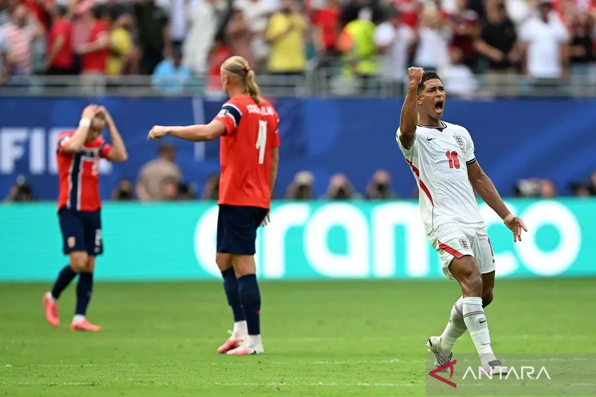 Piala Dunia 2026 - FIFA bantah bola sentuh kabel pada gol Inggris ke gawang Norwegia